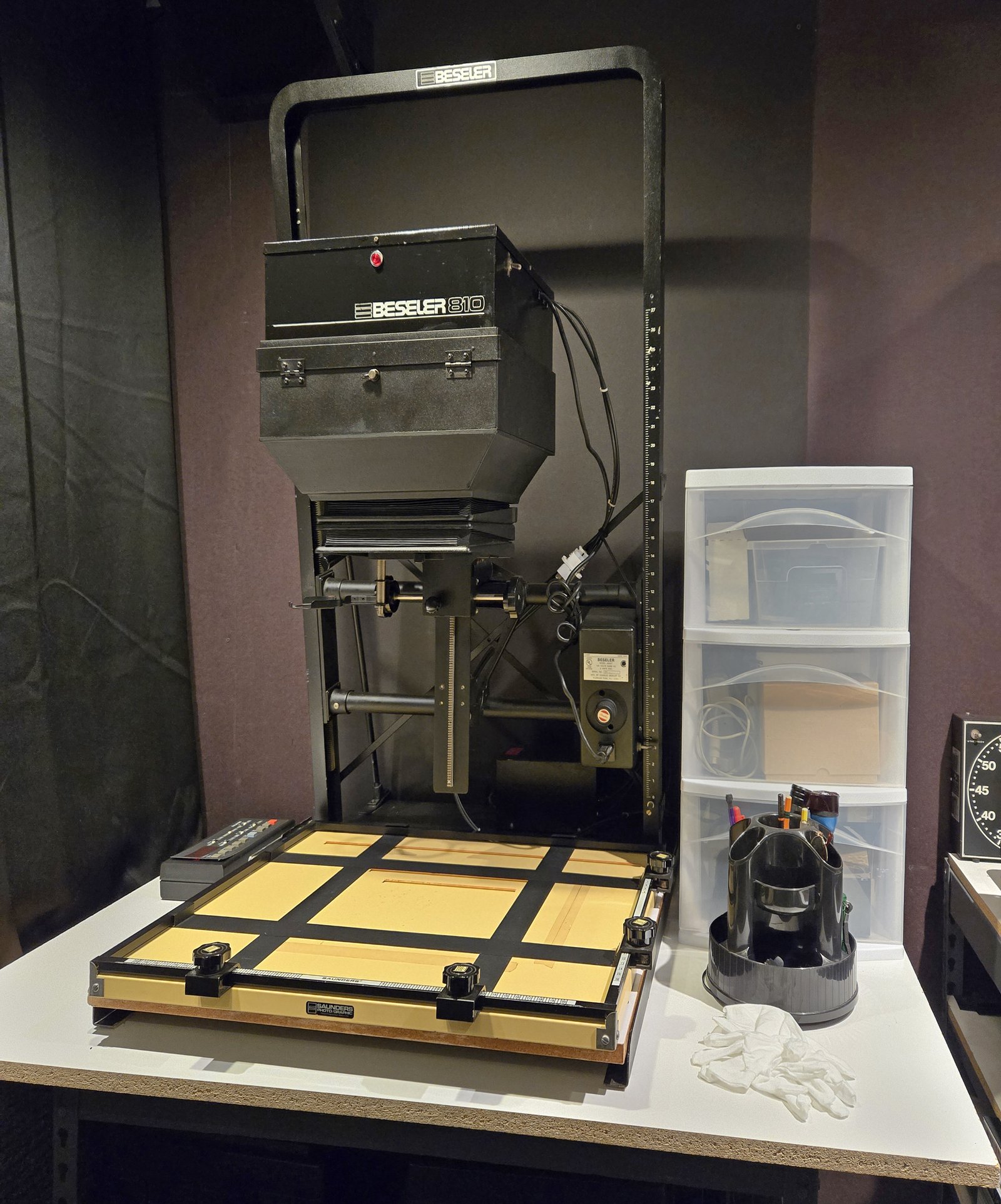 Darkroom enlarger at Reflective Image Studios